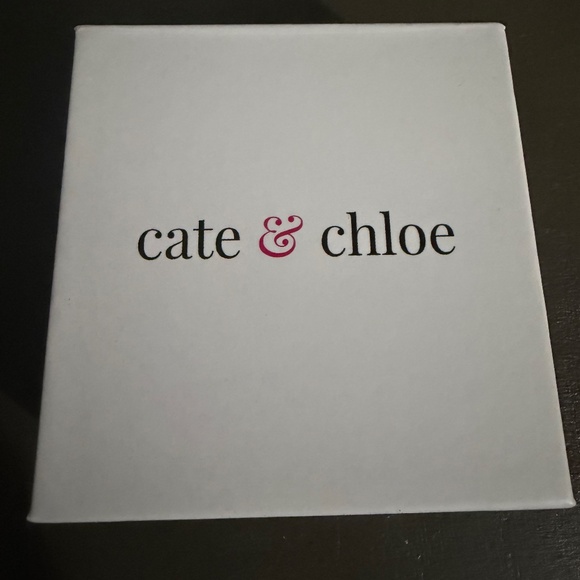 Cate & Chloe - Alessandra 18k white gold plated infinity set - Picture 4 of 4